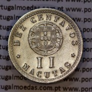 Angola, 2 Macutas 1928 em alpaca, 10 centavos 1928 Angola Ex-Colónia Portuguesa, (Bela-), World Coins Angola KM 67