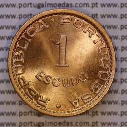 Angola, bronze coin of 1 Escudo 1956 of Former Portuguese colony of Angola, (UNC), World Coins Angola KM 76 Angola, bronze coin of 1 Escudo 1956 of Former Portuguese colony of Angola, (UNC), World Coins Angola KM 76