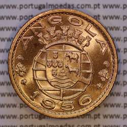 Angola 1 Escudo 1956 Bronze, 1$00 Escudo 1956 Ex-Colónia Portuguesa de Angola, (Soberba), World Coins Angola KM 76 Angola 1 Escudo 1956 Bronze, 1$00 Escudo 1956 Ex-Colónia Portuguesa de Angola, (Soberba), World Coins Angola KM 76
