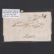 Carta Pré-Filatélica circulada de CEA (Seia) para Lisboa datada de 11-05-1835