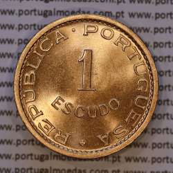 1 escudo 1969 bronze de Moçambique,