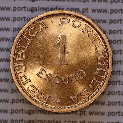 1 escudo 1969 bronze de Moçambique,