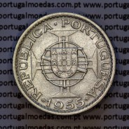 Moçambique, 10 Escudos 1955 Prata, 10$00 escudos 1955 prata Ex-Colónia de Moçambique, (MBC+), World Coins Mozambique KM 79