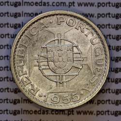Moçambique, 10 Escudos 1955 Prata, 10$00 escudos 1955 prata Ex-Colónia de Moçambique, (MBC+), World Coins Mozambique KM 79