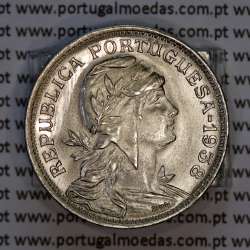 Portugal, Nickel brass coin of 50 Centavos 1938 of Portuguese Republic, very rare (UNC), World Coins Portugal KM577