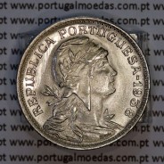 Portugal, Nickel brass coin of 50 Centavos 1938 of Portuguese Republic, very rare (UNC), World Coins Portugal KM577