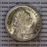 Portugal, Nickel brass coin of 50 Centavos 1938 of Portuguese Republic, very rare (UNC), World Coins Portugal KM577