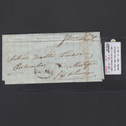 Carta Pré-Filatélica circulada de CEA (Seia) para Vale de Remigio datada de 10-09-1840