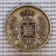 ortugal, silver coin of 500 réis 1892 of D. Carlos I, (VF), World Coins Portugal KM 535