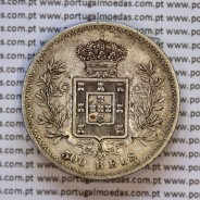 Portugal, silver coin of 500 réis 1896 of D. Carlos I, (VF+), World Coins Portugal KM 535