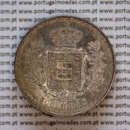 Portugal, silver coin of 500 réis 1901 of D. Carlos I, (VF+), World Coins Portugal KM 535