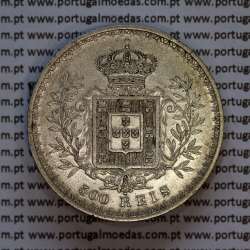 Portugal, silver coin of 500 réis 1903 of D. Carlos I, (VF), World Coins Portugal KM 535
