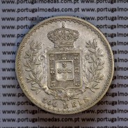 Portugal, silver coin of 500 réis 1907 of D. Carlos I, (VF), World Coins Portugal KM 535
