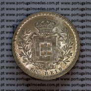 500 réis 1908 prata D. Carlos I, cinco tostões prata 1908 reinado D. Carlos I, (Bela-), World Coins Portugal KM 535