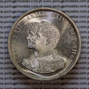 Portugal, silver coin of 1000 réis 1898 of D. Carlos I, 4th Centenary of the Discovery of India 1498-1898, (UNC), KM 539
