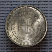 1000 réis 1898 prata D. Carlos I, 4º Centenário da Descoberta da Índia, (Soberba), World Coins Portugal KM 539