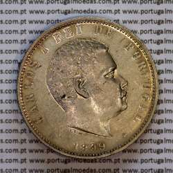 1000 réis 1899 prata D. Carlos I 1000 réis 1899 prata D. Carlos I