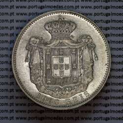 Portugal, silver coin of 1000 réis 1899 of D. Carlos I, (XF/UNC), World Coins Portugal KM 540
