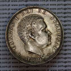 1000 réis 1899 prata D. Carlos I, dez tostões prata 1899 reinado D. Carlos I, (Bela), World Coins Portugal KM 540 1000 réis 1899 prata D. Carlos I, dez tostões prata 1899 reinado D. Carlos I, (Bela), World Coins Portugal KM 540