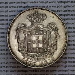 1000 réis 1899 prata D. Carlos I, dez tostões prata 1899 reinado D. Carlos I, (Bela), World Coins Portugal KM 540 1000 réis 1899 prata D. Carlos I, dez tostões prata 1899 reinado D. Carlos I, (Bela), World Coins Portugal KM 540