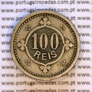 Portugal, Copper-nickel coin of 100 réis 1900 of D. Carlos I, (VF+), World Coins Portugal KM 546