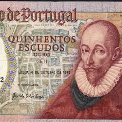 500 Escudos 1979 Francisco Sanches 04/10/1979, 500$00 Quinhentos Escudos 04/10/1979 Chapa:11 Banco de Portugal, (C), Pick 177a