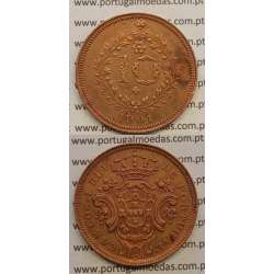 10 REIS COBRE 1901 "AÇORES" (BELA) D. CARLOS I