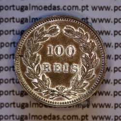 100 réis 1898 prata D. Carlos I, tostão prata 1898 reinado D. Carlos I, (Bela/Soberba), World Coins Portugal KM 531