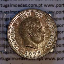 100 réis 1898 prata D. Carlos I