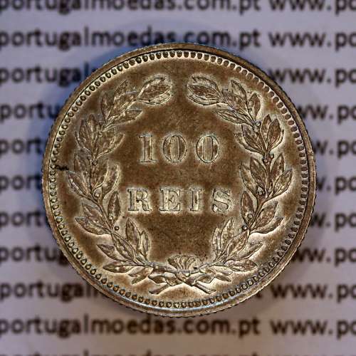 100 réis 1898 prata D. Carlos I