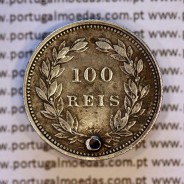 Portugal, silver coin of 100 réis 1898 of D. Carlos I, (F), World Coins Portugal KM 531