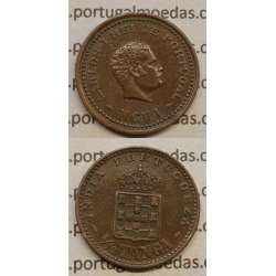 1/12 TANGA COBRE MCMI -1901 "ÍNDIA" (MBC+) D. CARLOS I