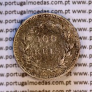 Portugal, silver coin of 100 réis 1898 of D. Carlos I, (F), World Coins Portugal KM 531