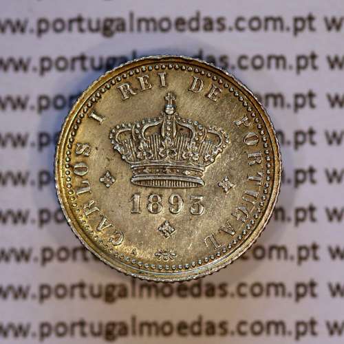 50 réis 1893 prata D. Carlos I