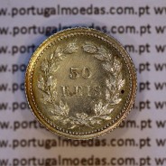 50 réis 1893 prata D. Carlos I