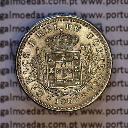 50 réis 1900 Cupro-Níquel D. Carlos I,