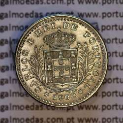 50 réis 1900 Cupro-Níquel D. Carlos I,