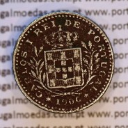 Portugal, Copper-nickel coin of 50 réis 1900 of D. Carlos I, (F), World Coins Portugal KM#545