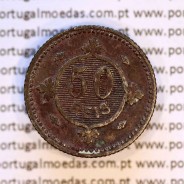 Portugal, Copper-nickel coin of 50 réis 1900 of D. Carlos I, (F), World Coins Portugal KM#545