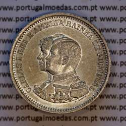 Portugal, silver coin of 200 réis 1898 of D. Carlos I, 4th Centenary of the Discovery of India 1498-1898, (UNC), KM 537.