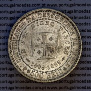 Portugal, silver coin of 500 réis 1898 of D. Carlos I, 4th Centenary of the Discovery of India 1498-1898, (VF+), KM 538.
