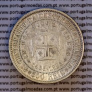 Portugal, silver coin of 500 réis 1898 of D. Carlos I, 4th Centenary of the Discovery of India 1498-1898, (VF+), KM 538.