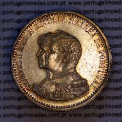 Portugal, silver coin of 500 réis 1898 of D. Carlos I, 4th Centenary of the Discovery of India 1498-1898, (VF), KM 538.