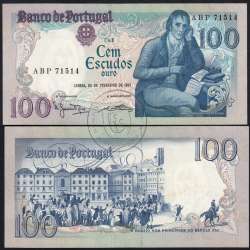 100 Escudos 1981 Bocage 24/02/1981, 100$00 Cem Escudos 24/02/1981 Chapa:8 Banco de Portugal, (QNC), Pick 178b 100 Escudos 1981 Bocage 24/02/1981, 100$00 Cem Escudos 24/02/1981 Chapa:8 Banco de Portugal, (QNC), Pick 178b