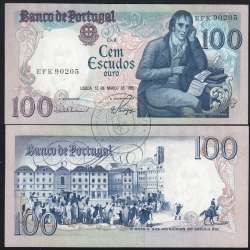 100 Escudos 1985 Bocage 12/03/1985, 100$00 Cem Escudos 12/03/1985 Chapa:8 Banco de Portugal, (QNC), Pick 178d