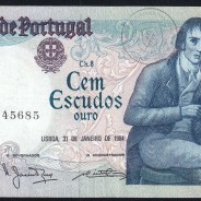100 Escudos 1984 Bocage 31/01/1984, 100$00 Cem Escudos 31/01/1984 Chapa:8 Banco de Portugal, (PC), Pick 178c
