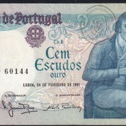 100 Escudos 1981 Bocage 24/02/1981, 100$00 Cem Escudos 24/02/1981 Chapa:8 Banco de Portugal, (C), Pick 178b