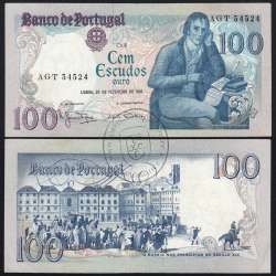100 Escudos 1981 Bocage 24/02/1981, 100$00 Cem Escudos 24/02/1981 Chapa:8 Banco de Portugal, (PC), Pick 178b