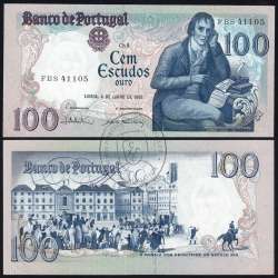 100 Escudos 1985 Bocage 04/06/1985, 100$00 Cem Escudos 04/06/1985 Chapa:8 Banco de Portugal, (QNC), Pick 178e