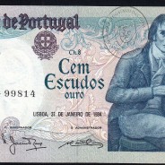 100 Escudos 1984 Bocage 31/01/1984, 100$00 Cem Escudos 31/01/1984 Chapa:8 Banco de Portugal, (PC), Pick 178c